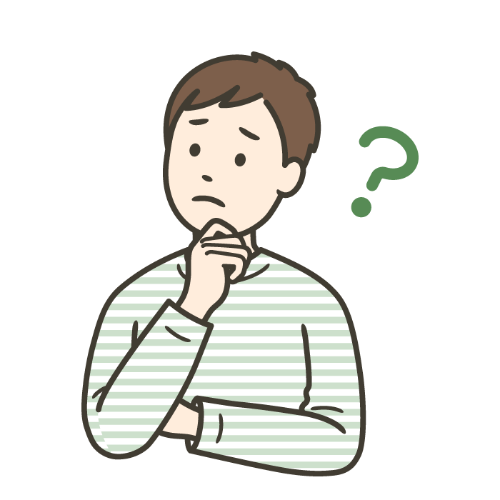 困っている男性